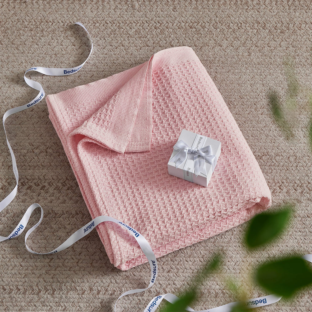 Cotton Waffle Weave Blanket