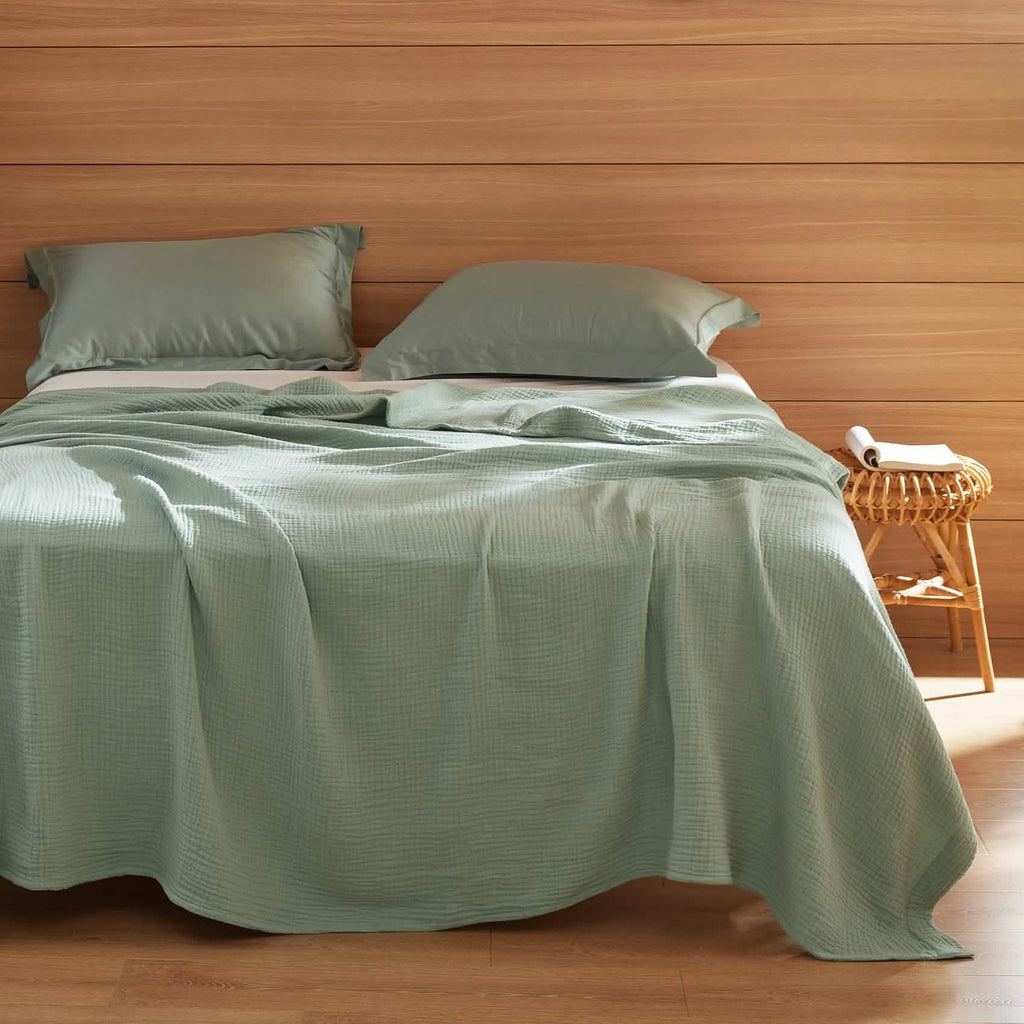 100% Cotton Gauze Spring Throw Blanket