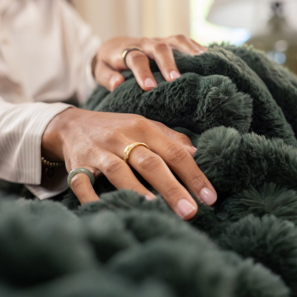 Acadia Faux Fur Throw