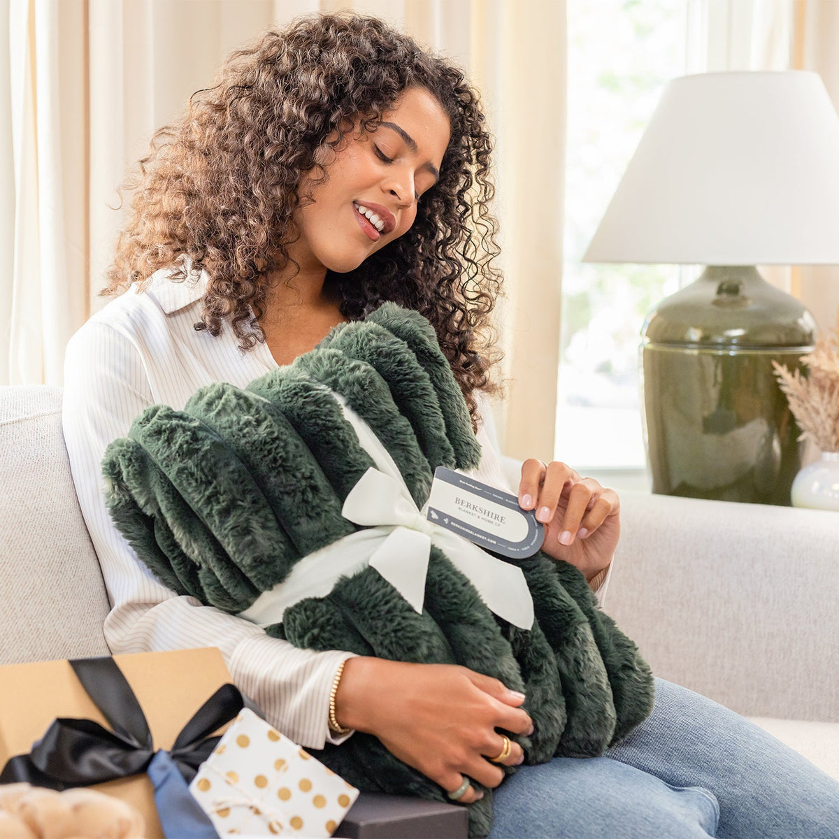 Acadia Faux Fur Throw