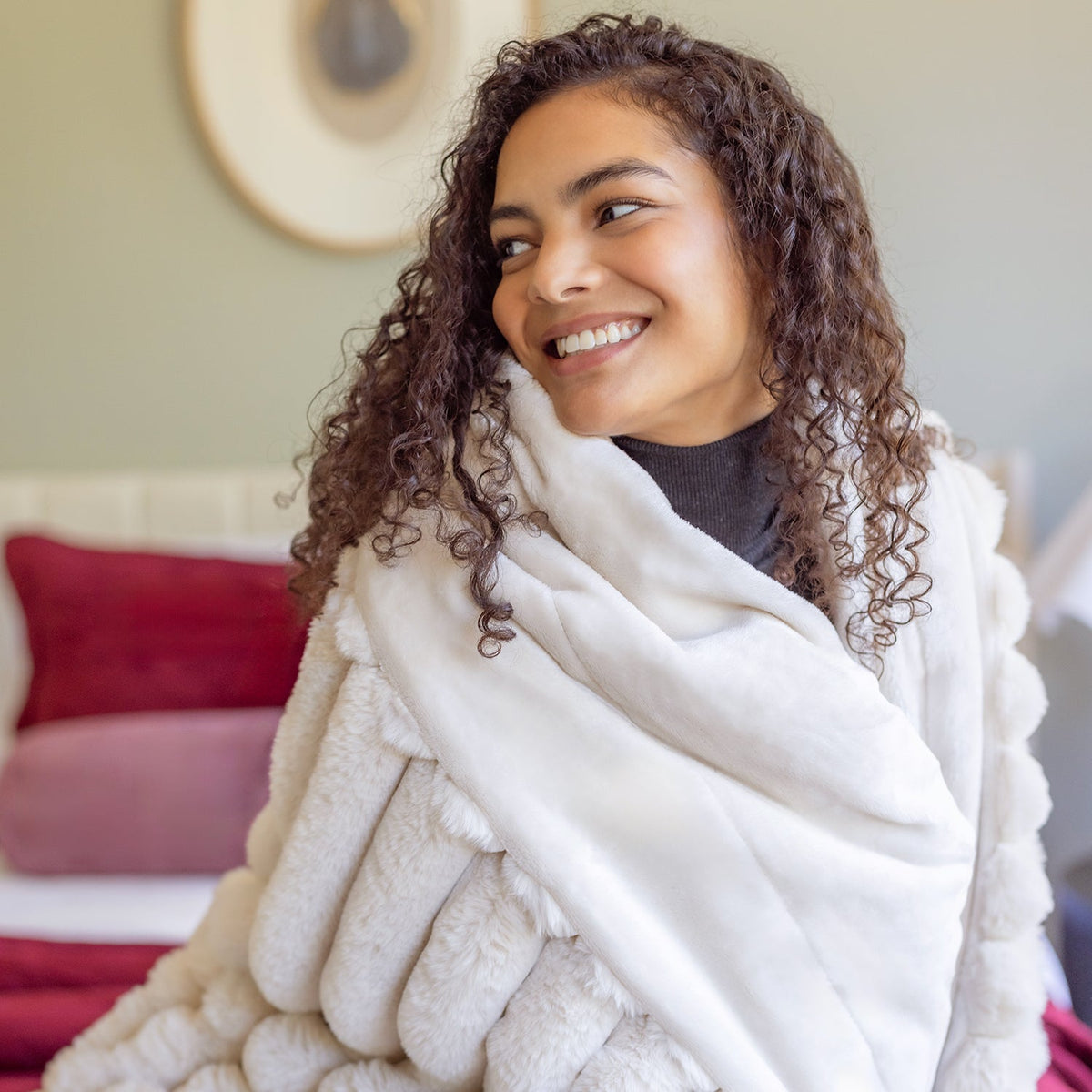 Acadia Faux Fur Throw
