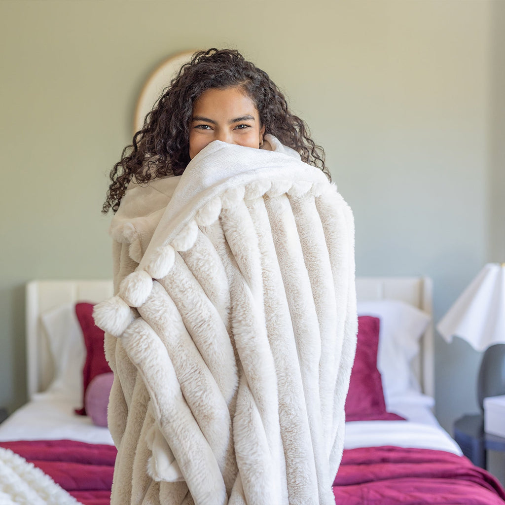 Acadia Faux Fur Throw