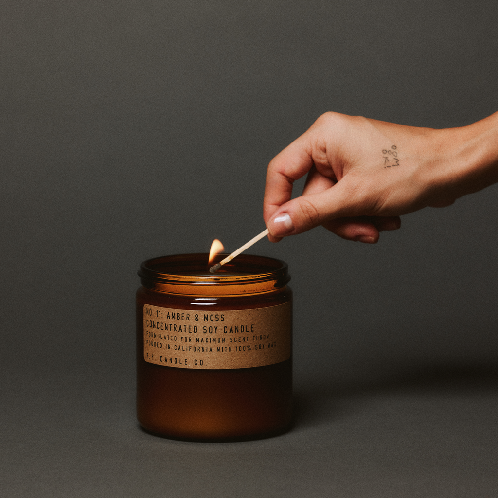 Amber & Moss – Large Concentrated Candle