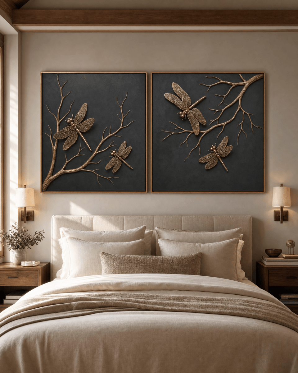 Black and Gold Wild Animals Wall Art – Luxury Canvas Wall Decor