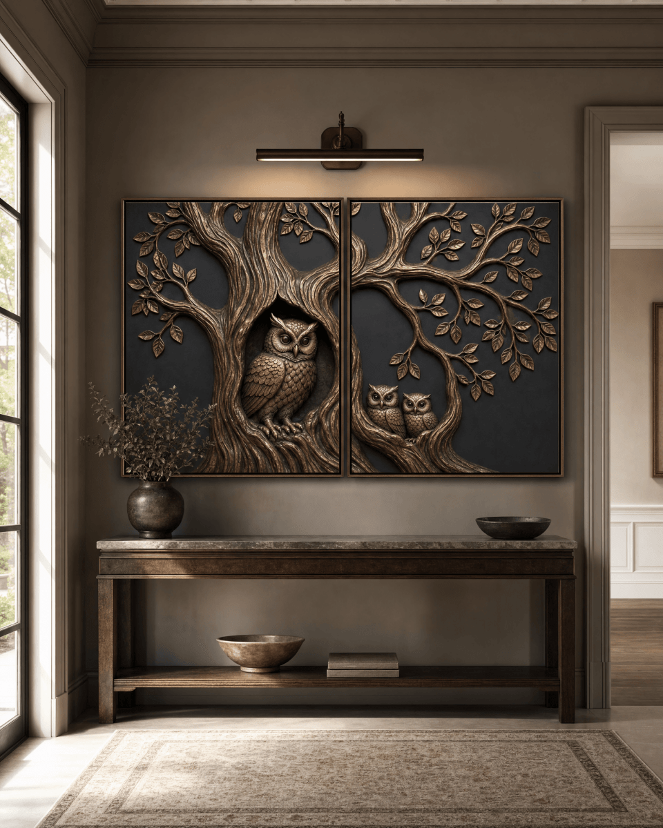 Black and Gold Wild Animals Wall Art – Luxury Canvas Wall Decor