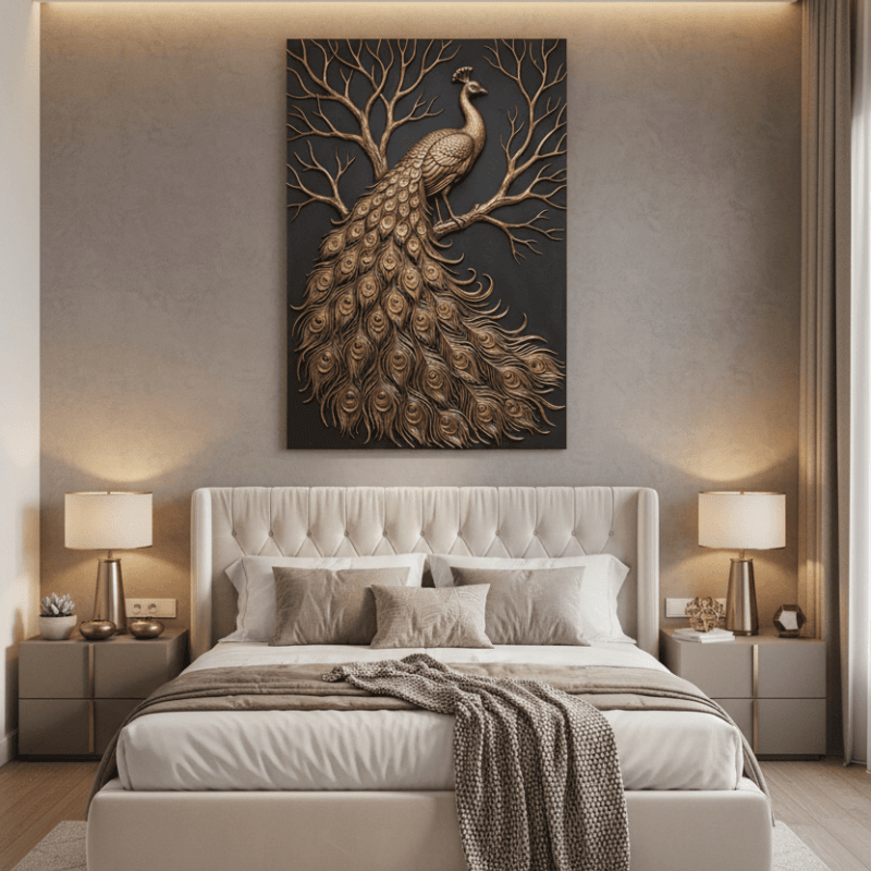 Black and Gold Wild Animals Wall Art – Luxury Canvas Wall Decor