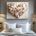 Home Wall Art: Golden Heart Bouquet V17