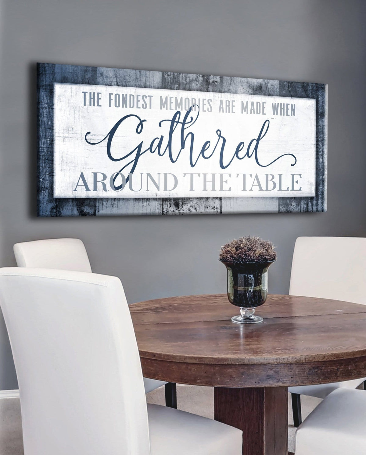 Home Wall Art: The Fondest Memories (Wood Frame Ready To Hang)