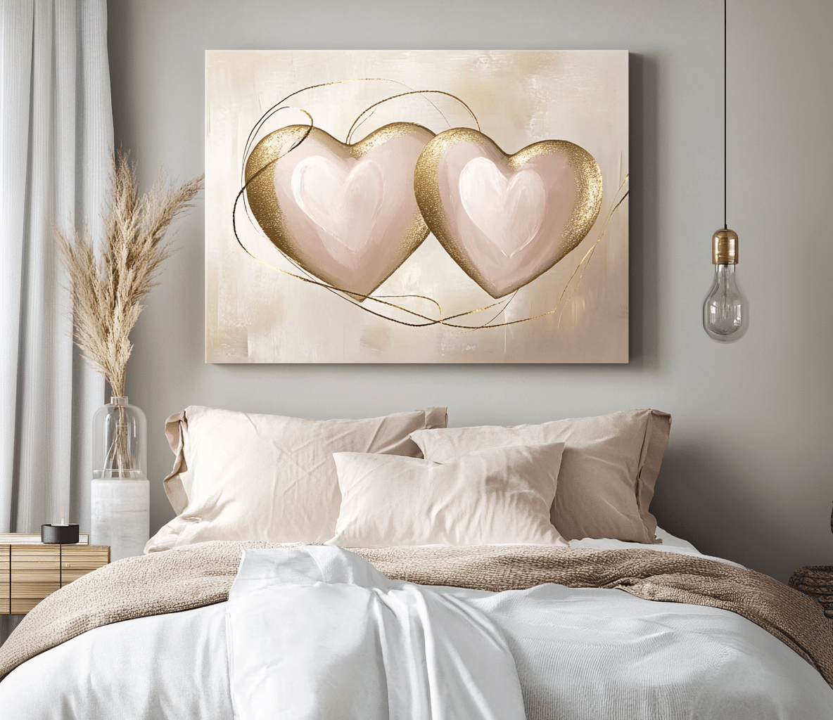 Home Wall Art: Twin Hearts