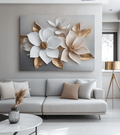 Nature Wall Art: Floral Symphony V6